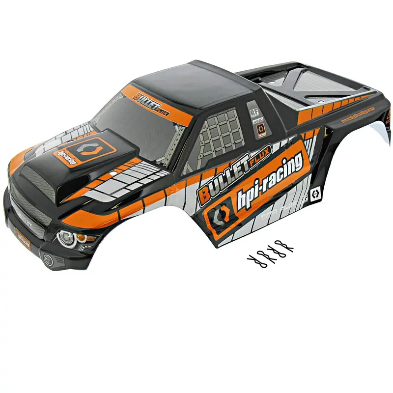 Hpi Racing 1/10 Bullet Mt / St Flux Mt Body Shell & Clips 1