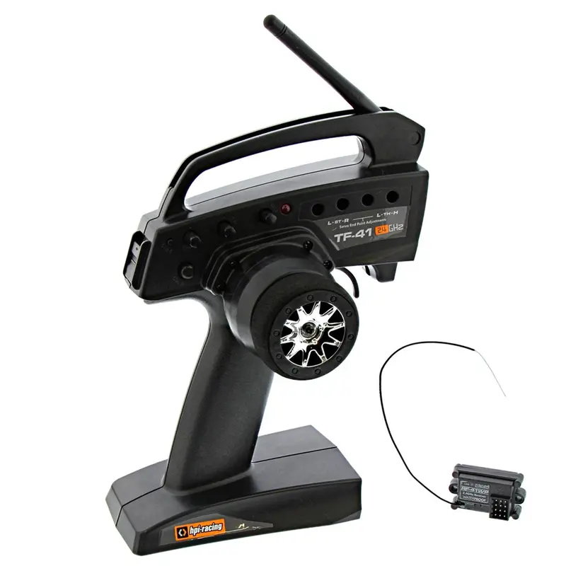 Hpi Racing 1/10 Bullet Mt / St Flux Tf-41 2.4Ghz 3-Ch Transmitter & Rf-41Wp Receiver 1