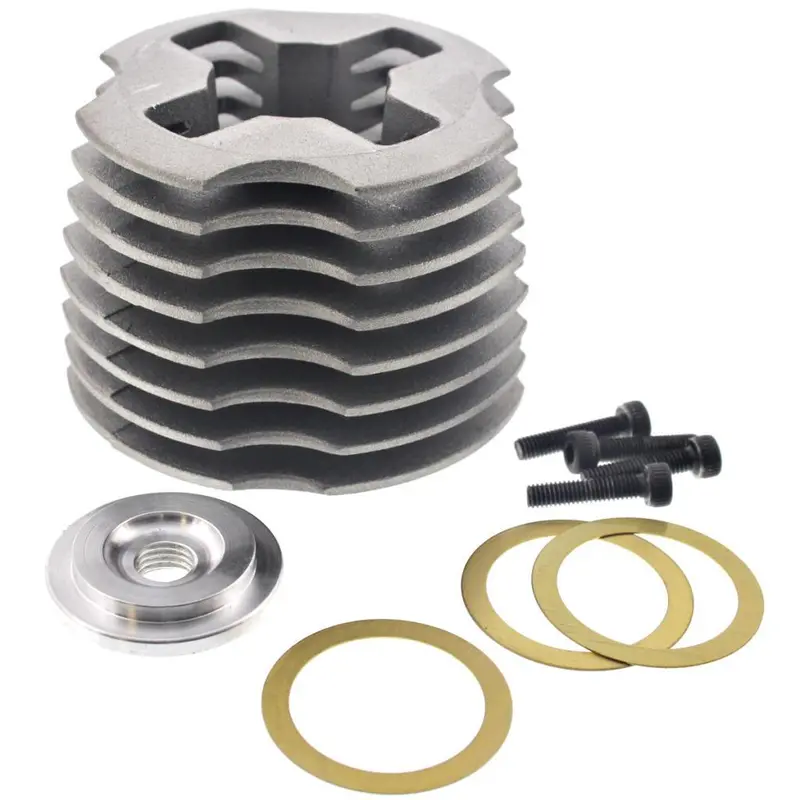 Hpi Racing 1/10 Bullet Mt / St Nitro Star G3.0 Cooling Cylinder Head, Button & Gaskets 1