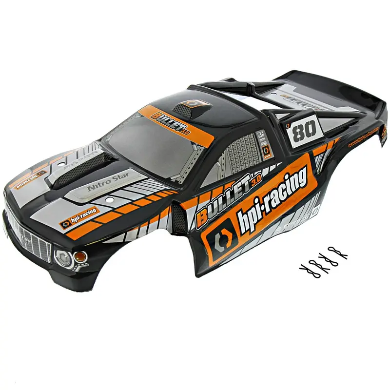 Hpi Racing 1/10 Bullet Mt / St St Body Shell & Clips 1
