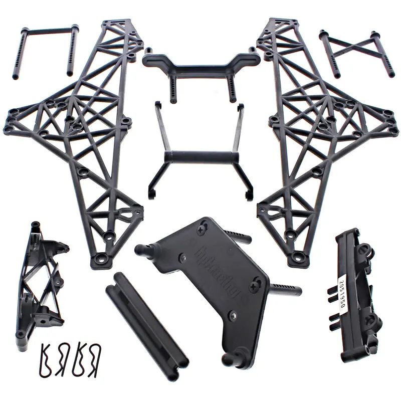 Hpi Racing 1/10 Crawler King Chassis, Shock Towers, Body Mounts & Bumper 1