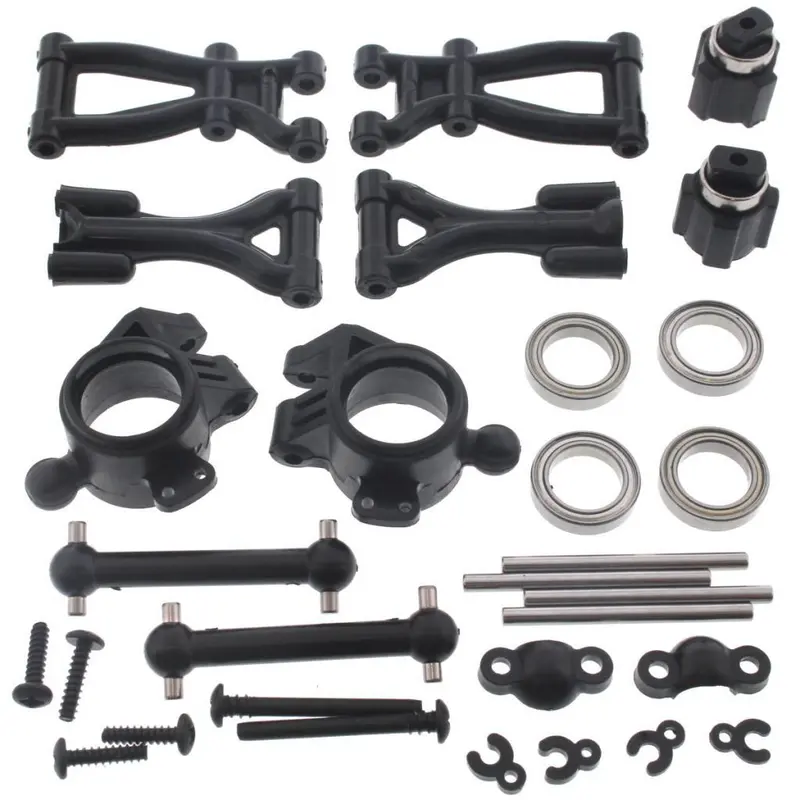 Hpi Racing 1/10 E10 Rear Suspension & Arms, Drive Shafts, Hub Carriers & Bearings 1