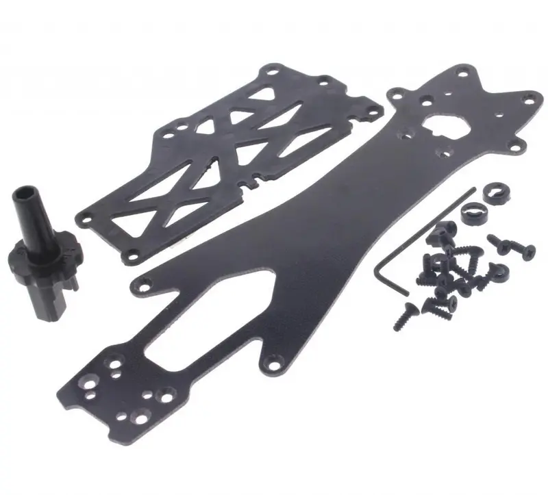 Hpi Racing 1/10 Micro Rs4 Chassis, Upper Deck, 20+ Piece Screw Kit & Wrench 1