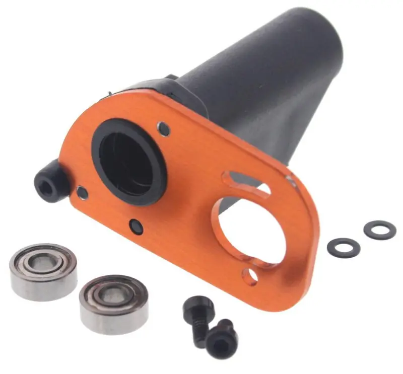 Hpi Racing 1/10 Micro Rs4 Motor Plate, Axle Housing & 2 Bearings 1
