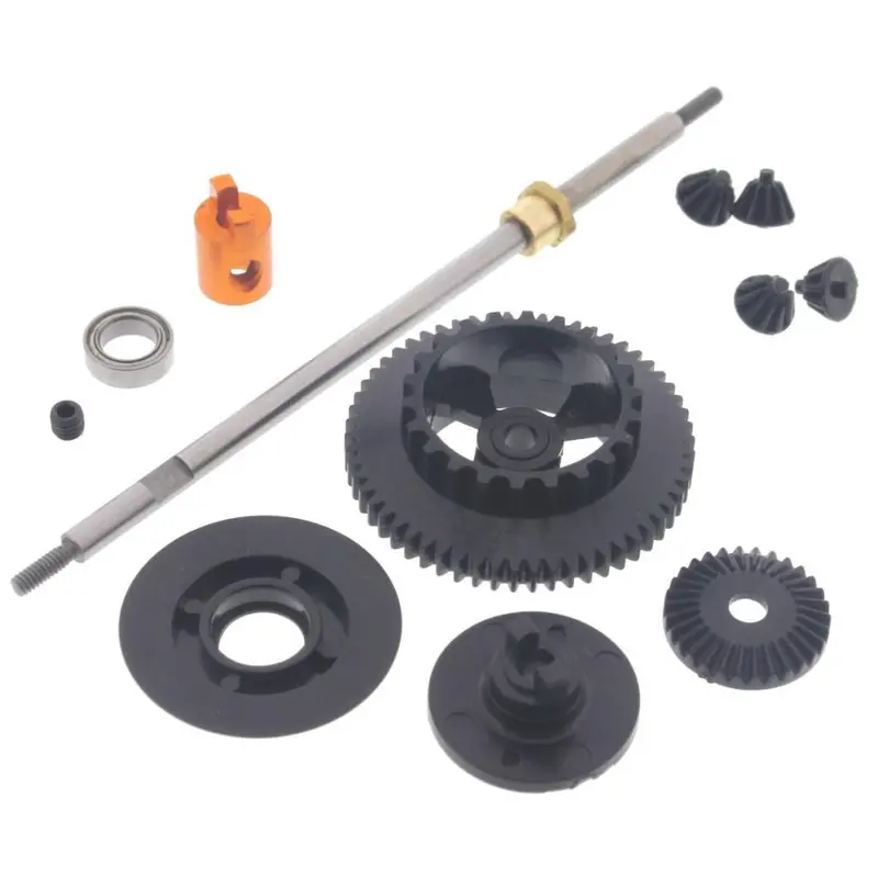Hpi Racing 1/10 Micro Rs4 Touring Differential Gears, Rear Axle, Hub & Spur 1