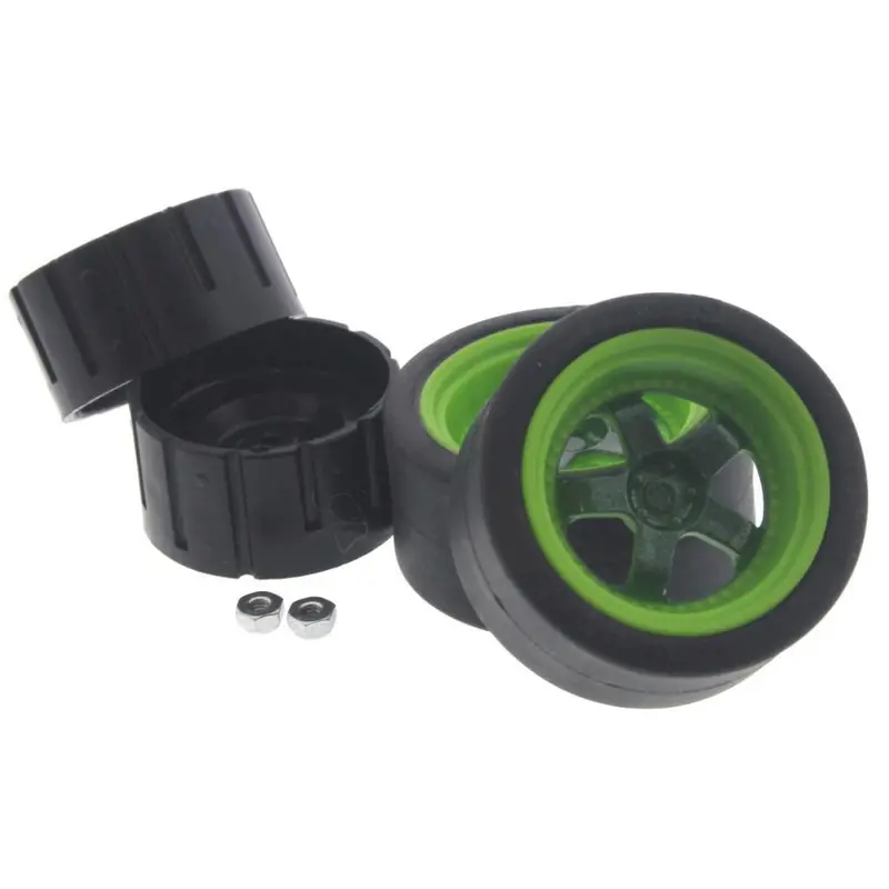 Hpi Racing 1/10 Micro Rs4 Work Meister S1 Wheels, Tires, & Rear Inserts 1
