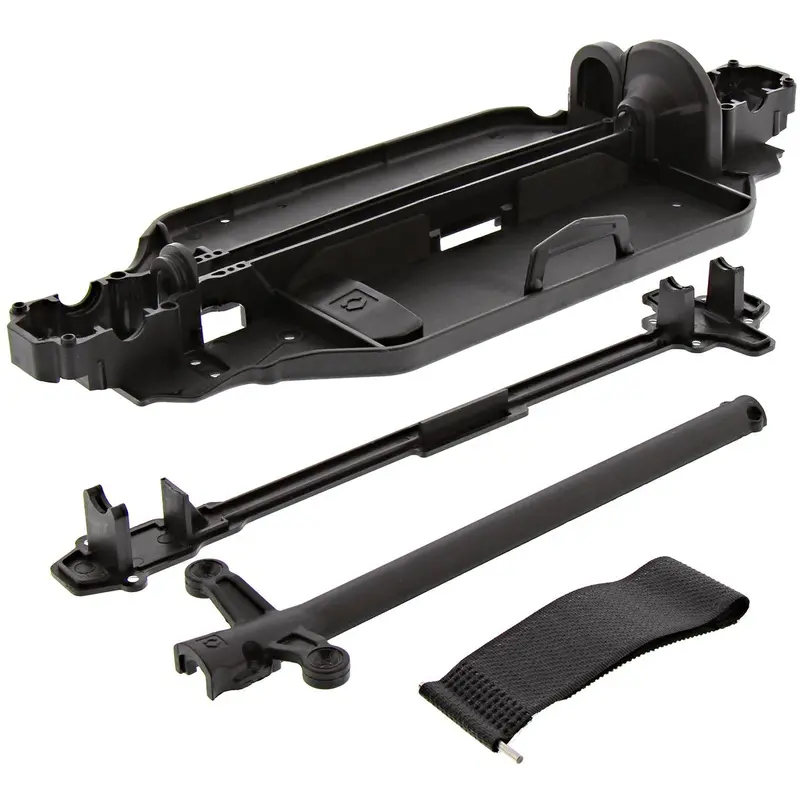 Hpi Racing 1/10 Rs4 Sport 3 & Drift Chassis, Drive Shaft Covers & Battery Strap 1