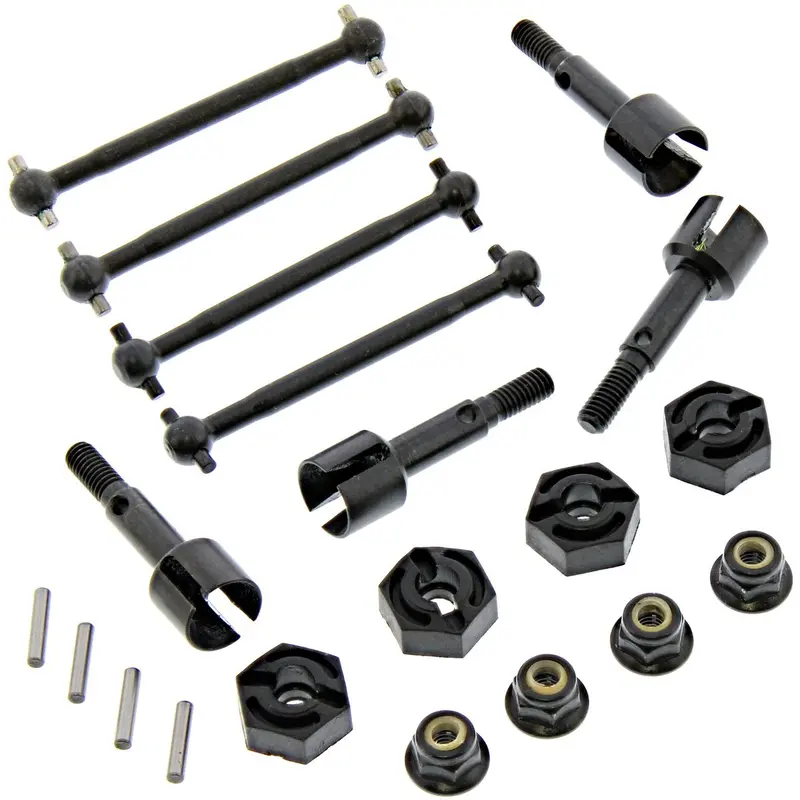 Hpi Racing 1/10 Rs4 Sport 3 & Drift Drive Shafts, Axles, & 12Mm Wheel Hex Nuts 1