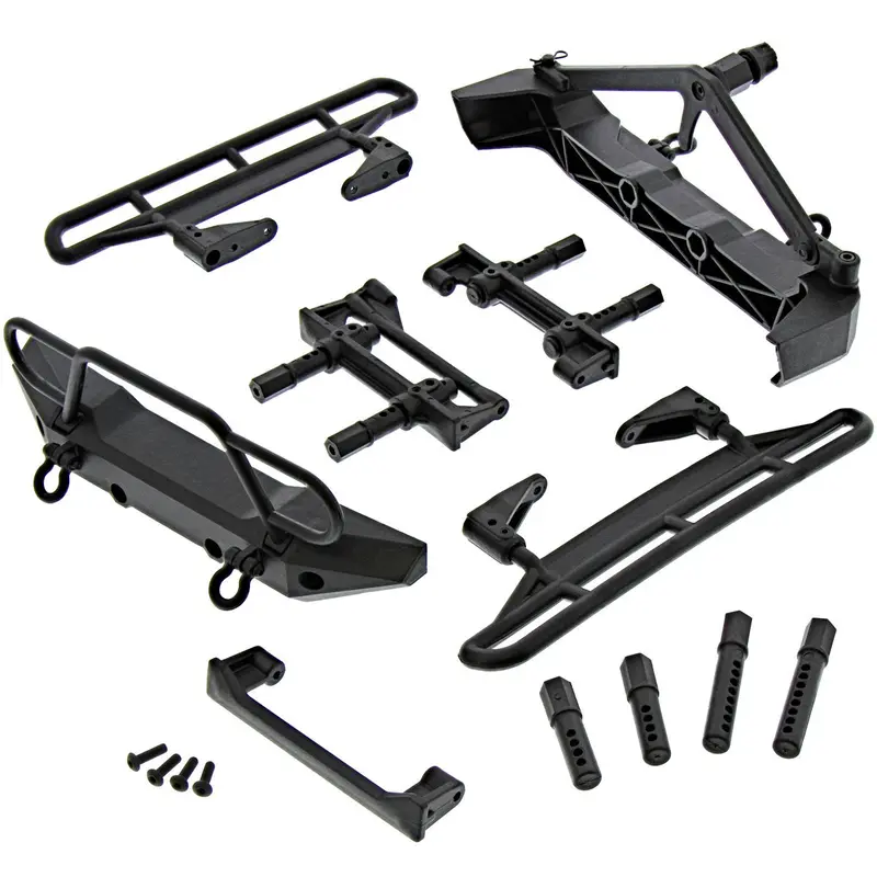 Hpi Racing 1/10 Venture Fj Cruiser Front & Rear Bumpers & Rock Rail Set 1