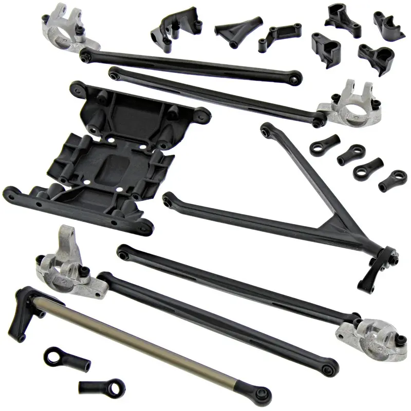 Hpi Racing 1/10 Venture Fj Cruiser Lower Shock Mounts, Skid Plate & Links 1