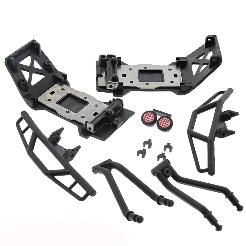 Hpi Racing 1/12 Mini Savage Xs Flux Bumpers, Skid Plates & Chassis Braces 1