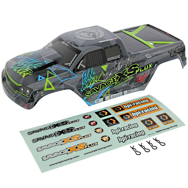 Hpi Racing 1/12 Mini Savage Xs Flux Gt-2Xs Vaughn Gittin Jr Fun-Haver Body, Decals, & Clips 1