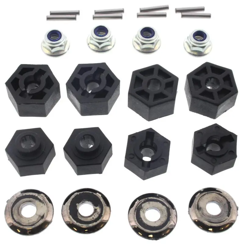Hpi Racing 1/12 Wheely King 12Mm & 14Mm Wheel Hexes, Hex Pins, Lock Nuts & Washers 1