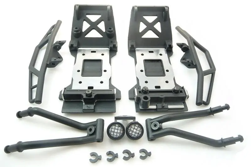 Hpi Racing 1/16 Mini Savage Xs Flux Bumpers, Skid Plates & Chassis Braces 1