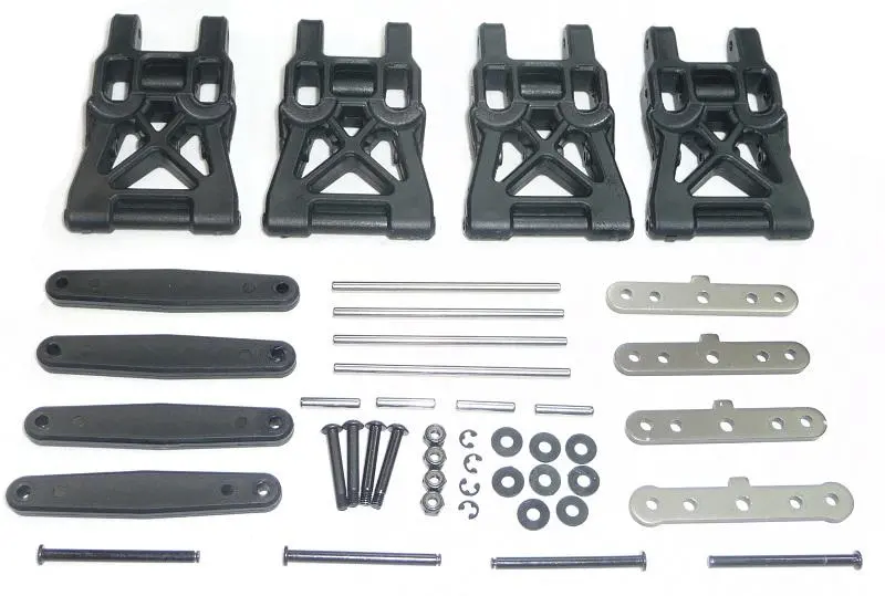 Hpi Racing 1/16 Mini Savage Xs Flux Suspension Arms, Braces & Hinge Pins 1