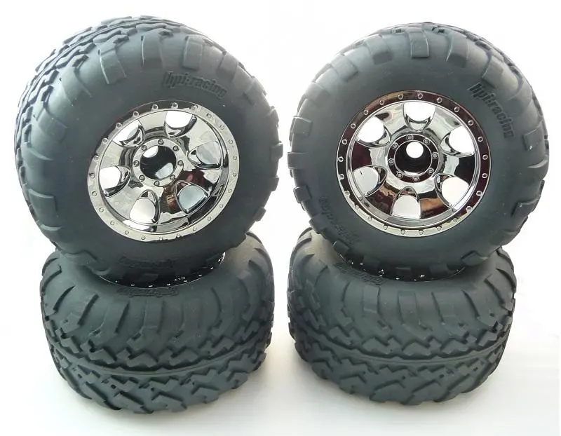Hpi Racing 1/16 Mini Savage Xs Flux Tires & Wheels 1