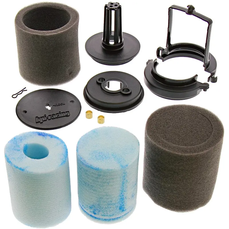 Hpi Racing 1/5 Baja 5B Air Filter Set & 2 Dual Foam Elements 1
