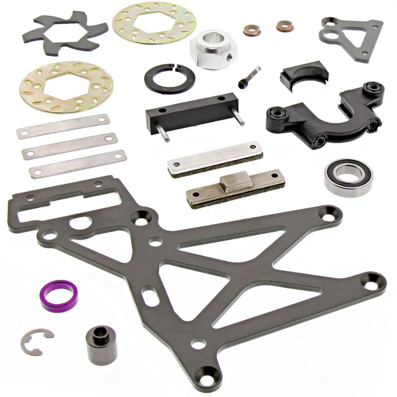 Hpi Racing 1/5 Baja 5B Disc Brake Set & Aluminum Rear Upper Plate 1
