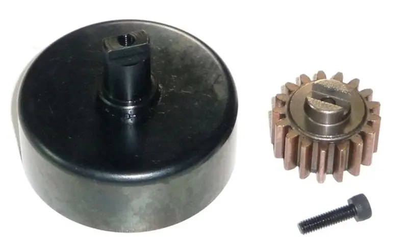 Hpi Racing 1/5 Baja 5B Ss Clutch Bell & 17T Pinion Gear 1