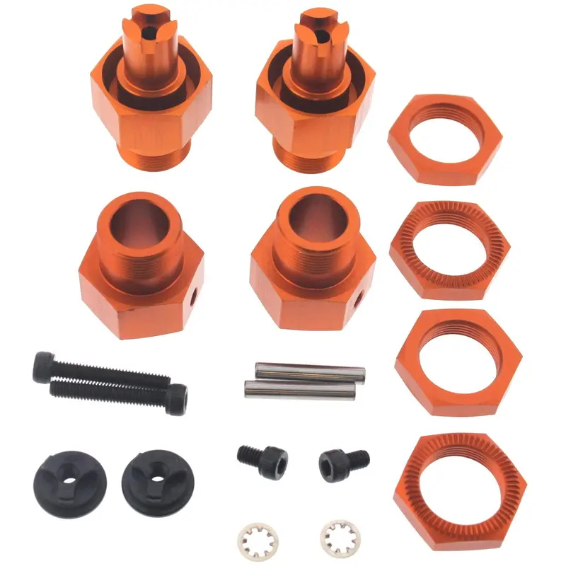Hpi Racing 1/5 Baja 5B Ss Front & Rear Wheel Hubs & Nuts 1