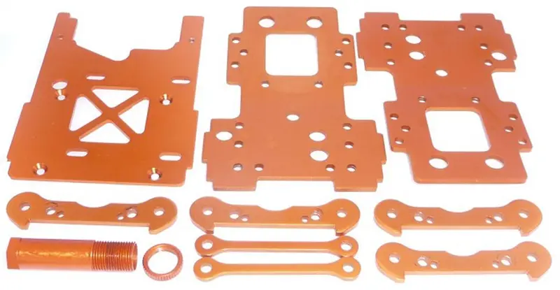 Hpi Racing 1/8 Savage X 4.6 Orange Anodized Aluminum Conversion Kit 1