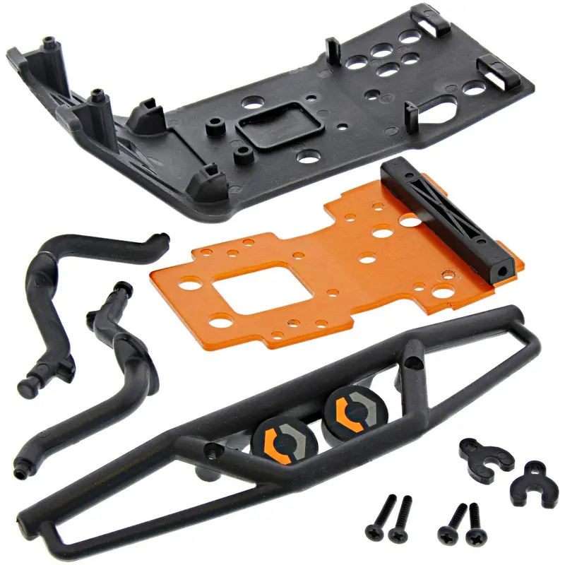 Hpi Racing 1/8 Savage Xl Flux Bulkhead Mount, Skidplate & Front Bumper 1