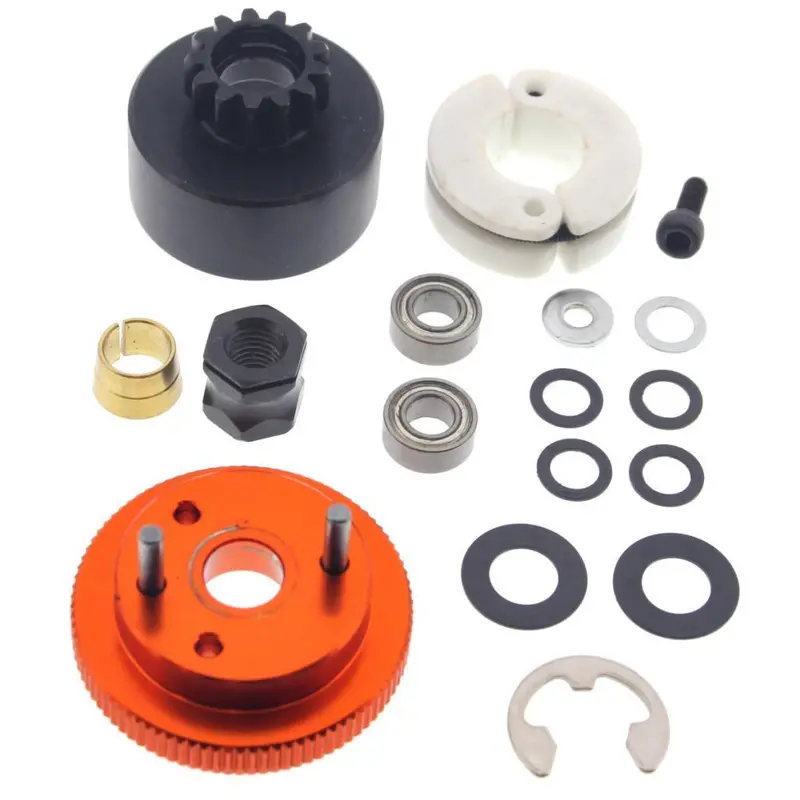 Hpi Racing 1/8 Trophy Buggy 3.5 13 Tooth Clutch Bell, Shoes, Flywheel & Bearings 1