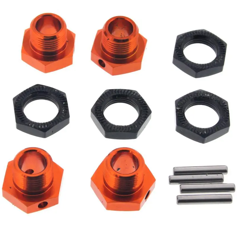 Hpi Racing 1/8 Trophy Buggy 3.5 17Mm Aluminum Wheel Hexes, Hex Nuts & Shaft Pins 1