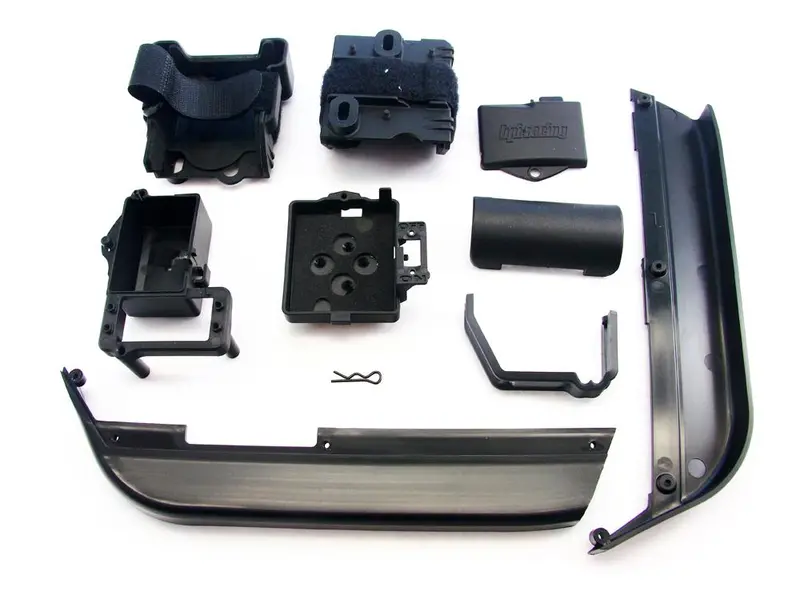 Hpi Racing 1/8 Trophy Buggy Flux Side Guards, Battery, Esc Trays & Bumper 1