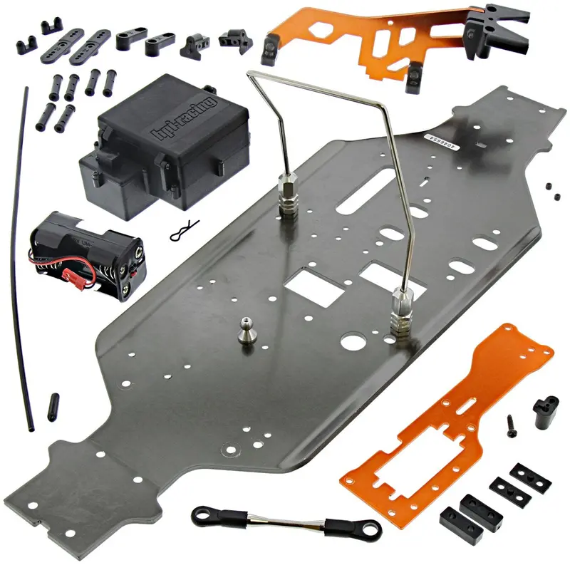Hpi Racing 1/8 Trophy Truggy 4.6 Chassis, Receiver Box, Center Roll Bar, & Mounts 1