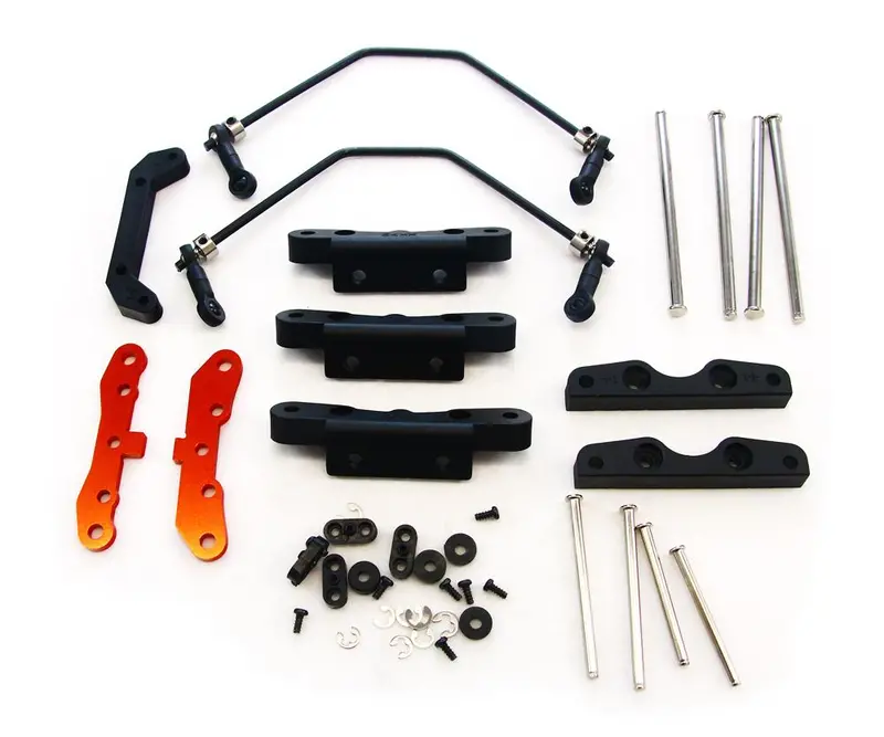 Hpi Racing 1/8 Trophy Truggy 4.6 Front & Rear Suspesnion Hinge Pins, Holders & Sway Bars 1