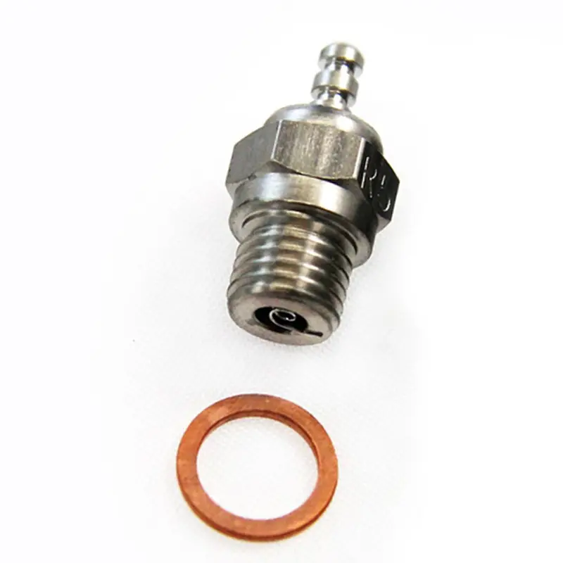 Hpi Racing 1/8 Trophy Truggy 4.6 R5 Platinum Cold Glow Plug & Brass Spacer 1