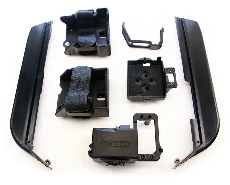 Hpi Racing 1/8 Trophy Truggy Flux Battery Holder Set & Side Guards 1