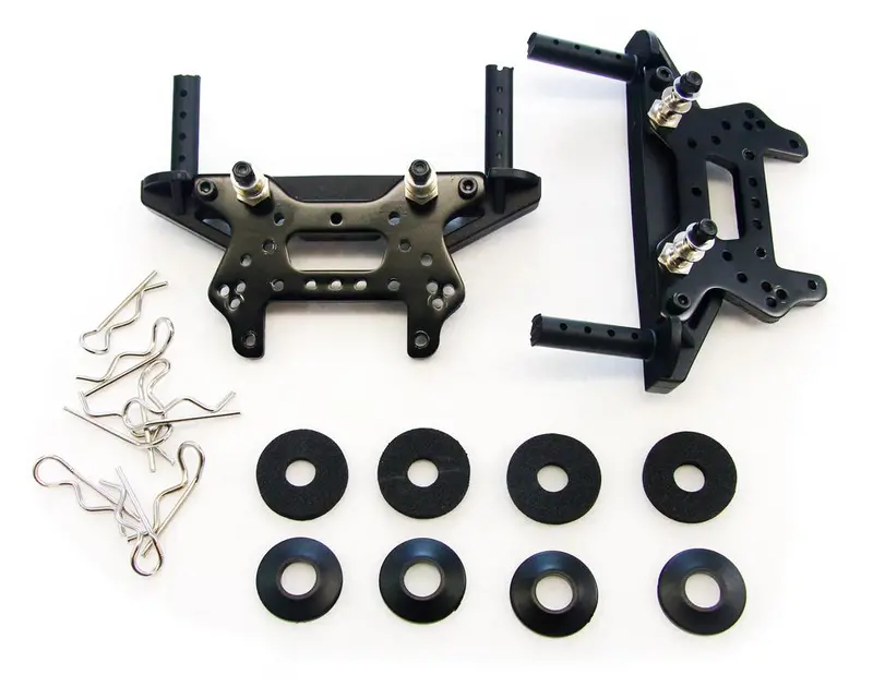 Hpi Racing 1/8 Trophy Truggy Flux Front & Rear Shock Towers & Body Mounts 1