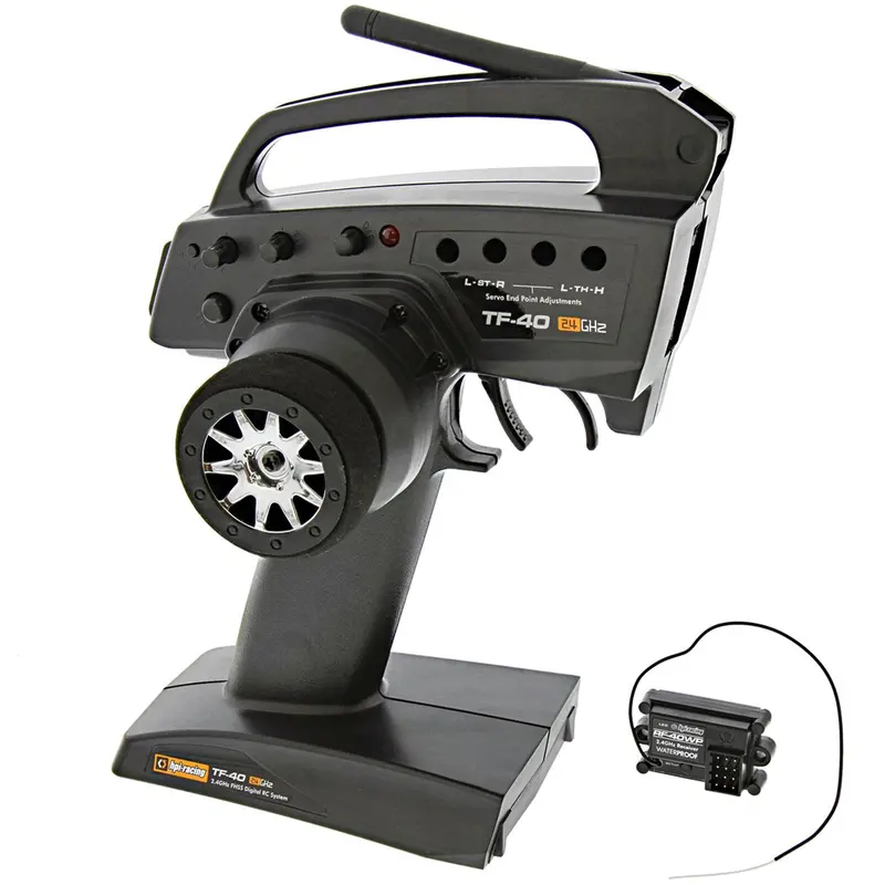 Hpi Racing 1/8 Trophy Truggy Flux Tf-40 2.4Ghz 3-Ch Transmitter & Rf-40Wp Receiver 1