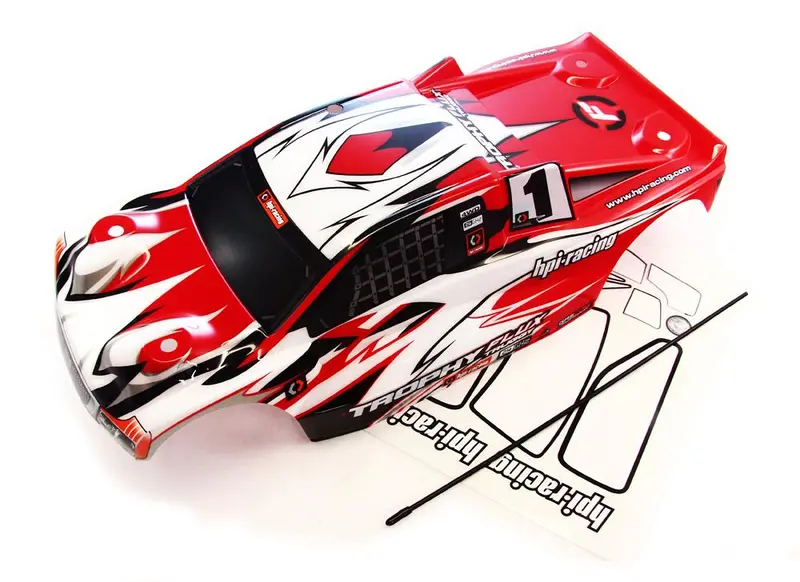 Hpi Racing 1/8 Trophy Truggy Flux Truggy Flux Red Body 1