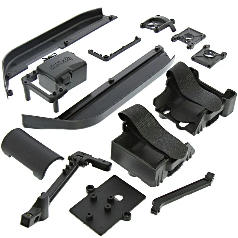 Hpi Racing 1/8 Vorza Flux Hp Side/Stone Guards, Mounts, & Electronics Trays 1
