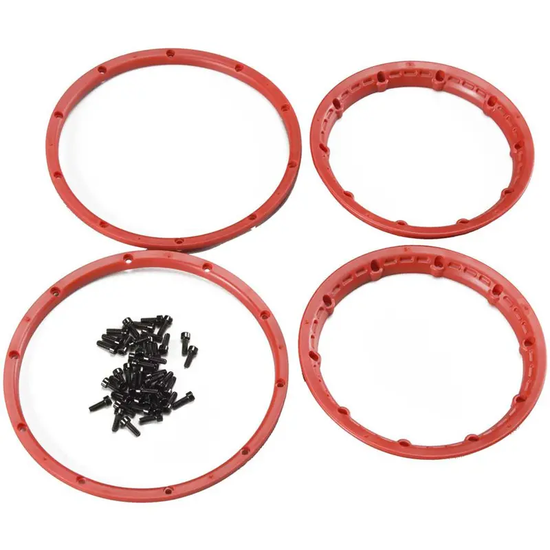 Hpi Racing 2 H/D Wheel Beadlock Rings - Red, 3275 1