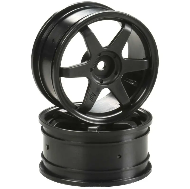 Hpi Racing 2 Te37 Wheels - 26Mm Black 0Mm Offset, 3836 1