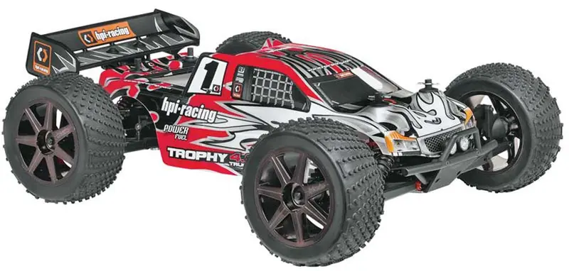 Hpi Racing Trophy 4.6 1/8Th 4Wd Nitro Truggy Rtr, 107014 1