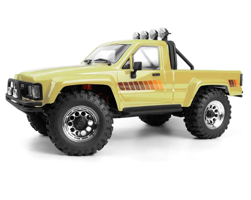 Hpi Venture18 1985 Toyota Hilux Sr5 1/18 Rtr 4Wd Brushed Rock Crawler (Crème) W/2.4Ghz Radio, Battery & Charger 1