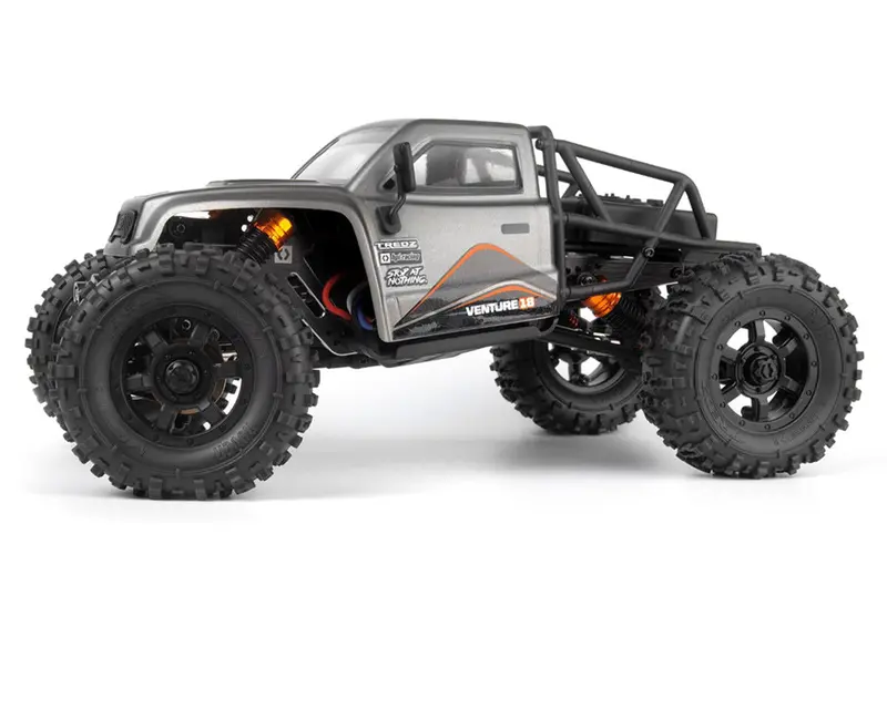 Hpi Venture18 Cc Flux 1/18 4Wd Rtr Brushless Rock Crawler (Gunmetal) W/2.4Ghz Radio, Battery & Charger 1