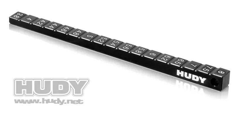 Hudy Chassis Ride Height Gauge, 3.8Mm - 8.0Mm, 107716 1