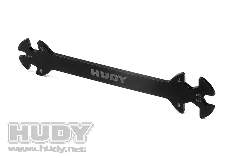 Hudy Multi-Turnbuckle & Nut Tool, 3.0-8.0Mm, 181090 1
