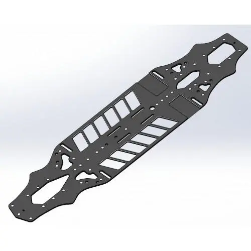 Inf1nity Main Chassis, Flex, 7075 Aluminum, T109 1