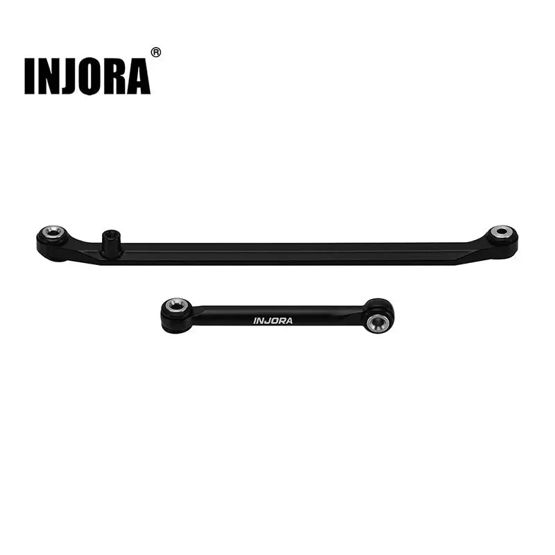 Injora Black Coating Brass Steering Links For 1/32 Redcat Ascent-32 (Asc32-05) 1