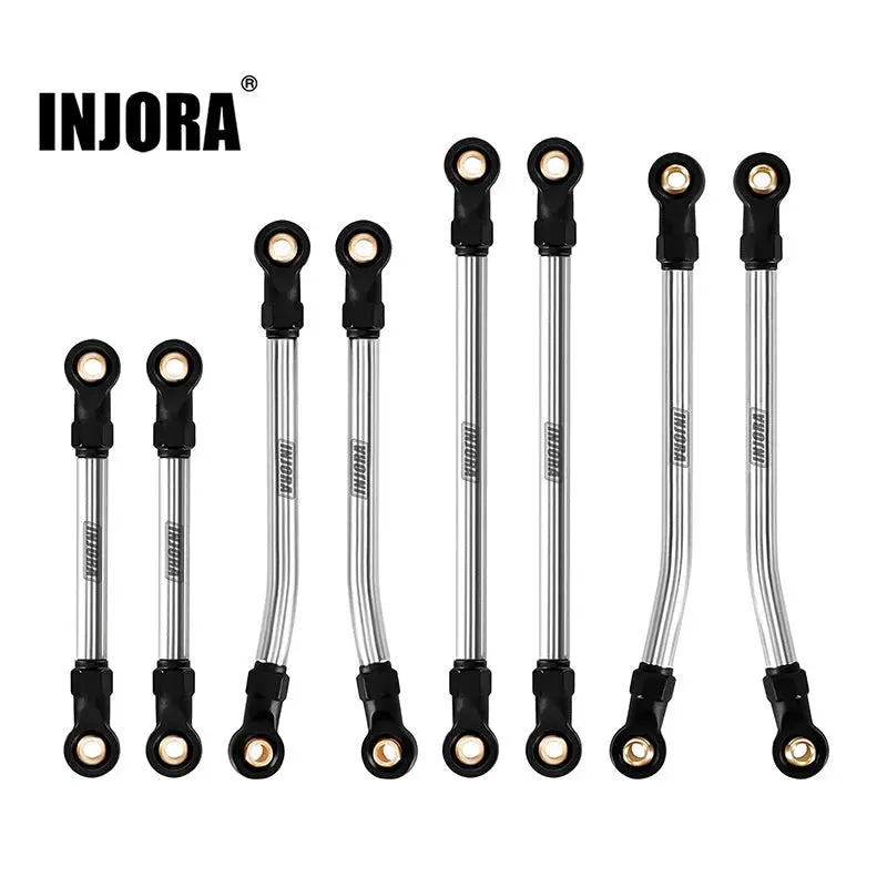 Injora Stainless Steel High Clearance Links For 1/18 Redcat Ascent-18 1
