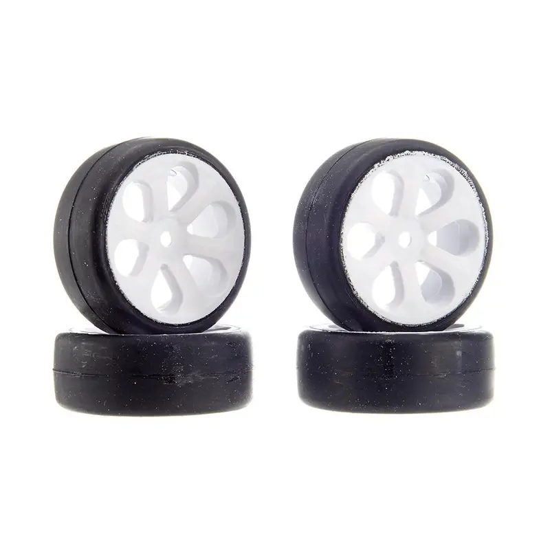 Jaco 1/10 Rubberz Sedan Tire/Wheel Blue Med-Firm, Jac2432 1