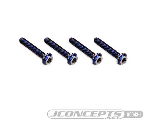Jconcepts 3X18mm Top Hat Titanium Screws (4Pc), Jco-5043 1