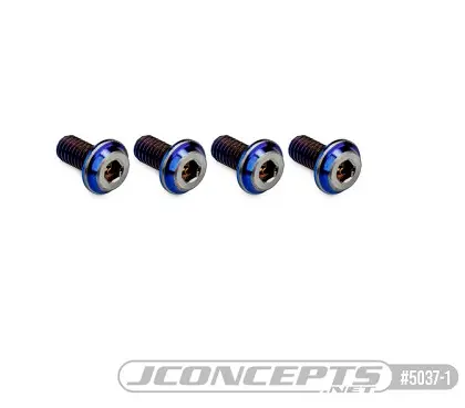 Jconcepts 3X6mm Top Hat Titanium Screws (4), Jco-5037 1